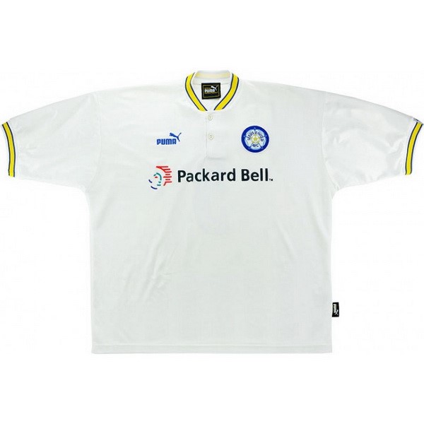 Tailandia Camiseta Leeds United Primera equipo Retro 1997 1998 Blanco